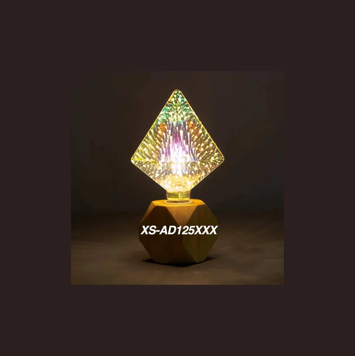 Rainbow Color-Changing Glass LED Bulb