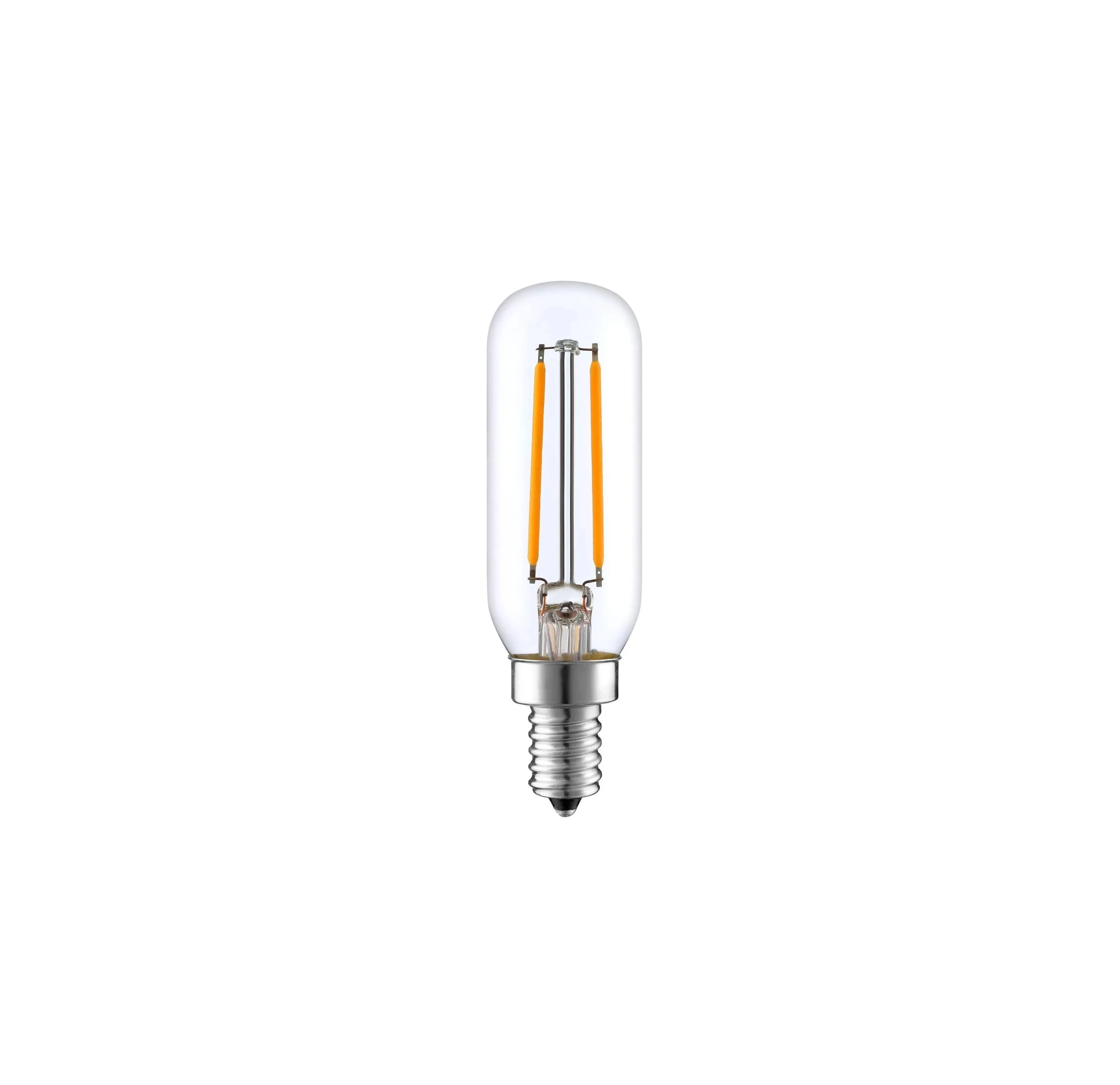 T-Series Vintage LED Filament Tube Bulb — 180–265V / 2W / E14 / 3000K